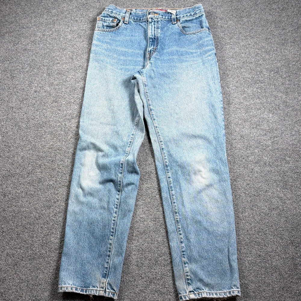 Levi's 550 Relaxed Fit Tapered Jeans Womens 10 29" Blue High Rise Denim